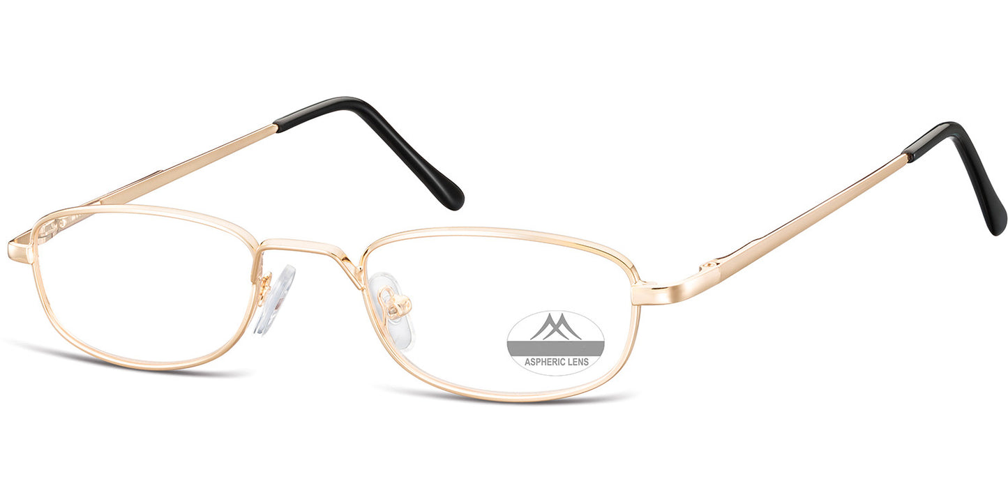 Metal Reading Glasses Montana Stainless Steel Strong Quality Magnifier Readers