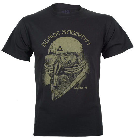 black sabbath official t shirt with us tour 78 graphic on the front