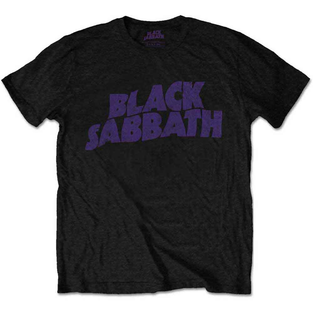Official Black Sabbath Wavy Logo Kids T Shirt Boys Girls Rock Ozzy Osbourne New