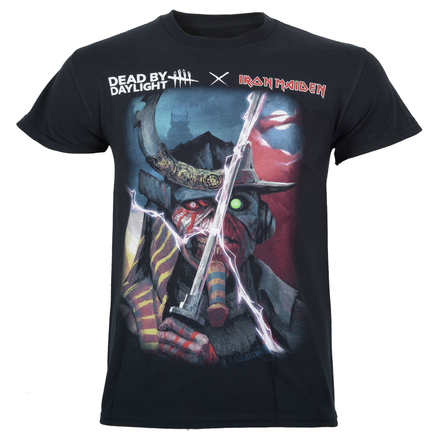 Official Iron Maiden T-Shirt Dead By Daylight Killer Realm Black