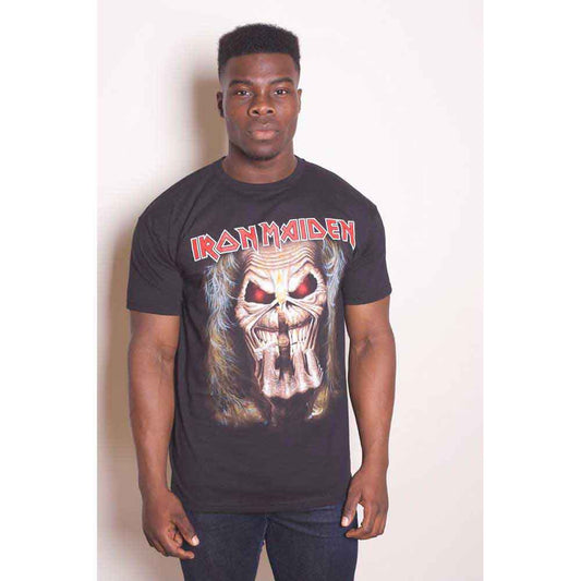 Iron Maiden Eddie Candle Finger T Shirt Official Black New S M L XL XXL
