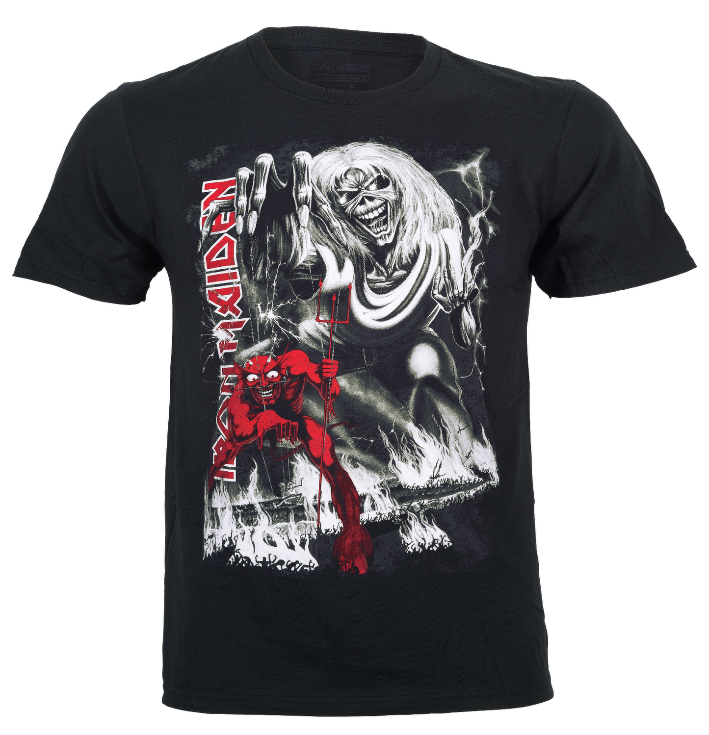 Official Iron Maiden T-Shirt Number of the Beast Jumbo Black