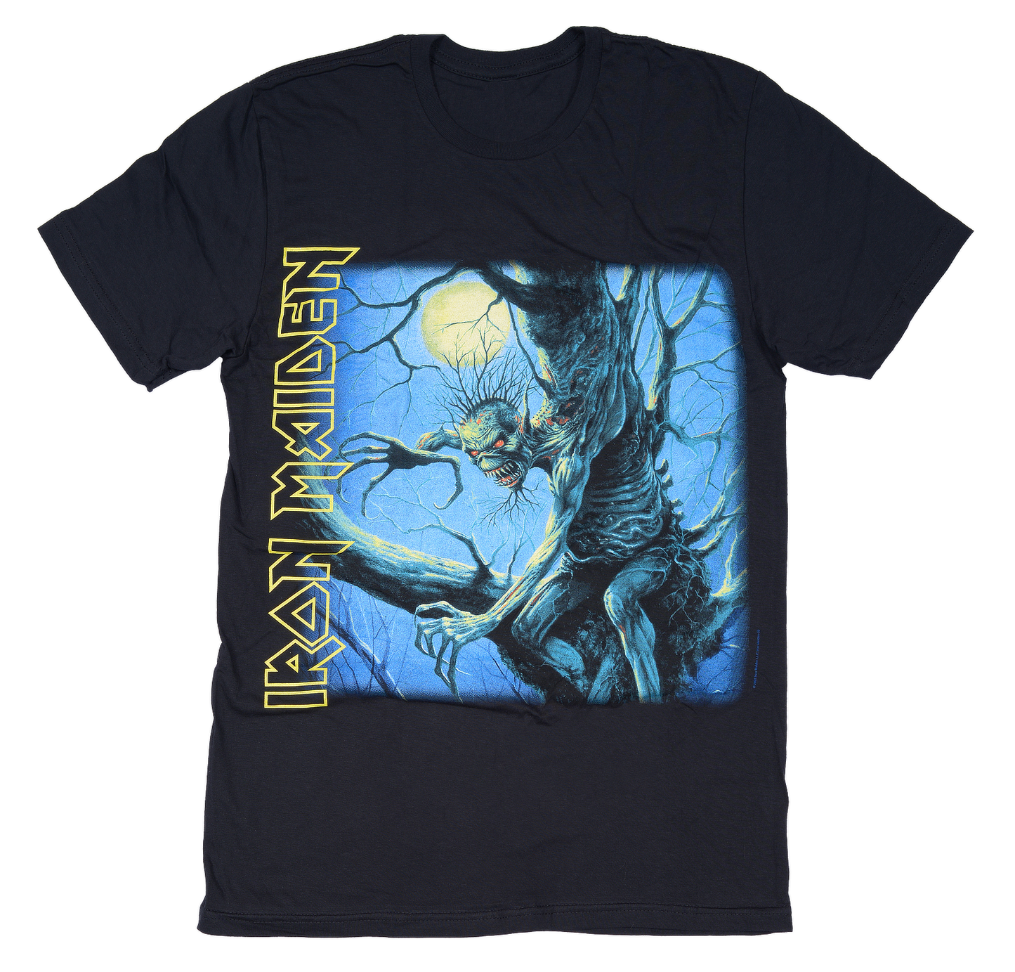 Official Iron Maiden T-Shirt Fear of the Dark Track Listing Black