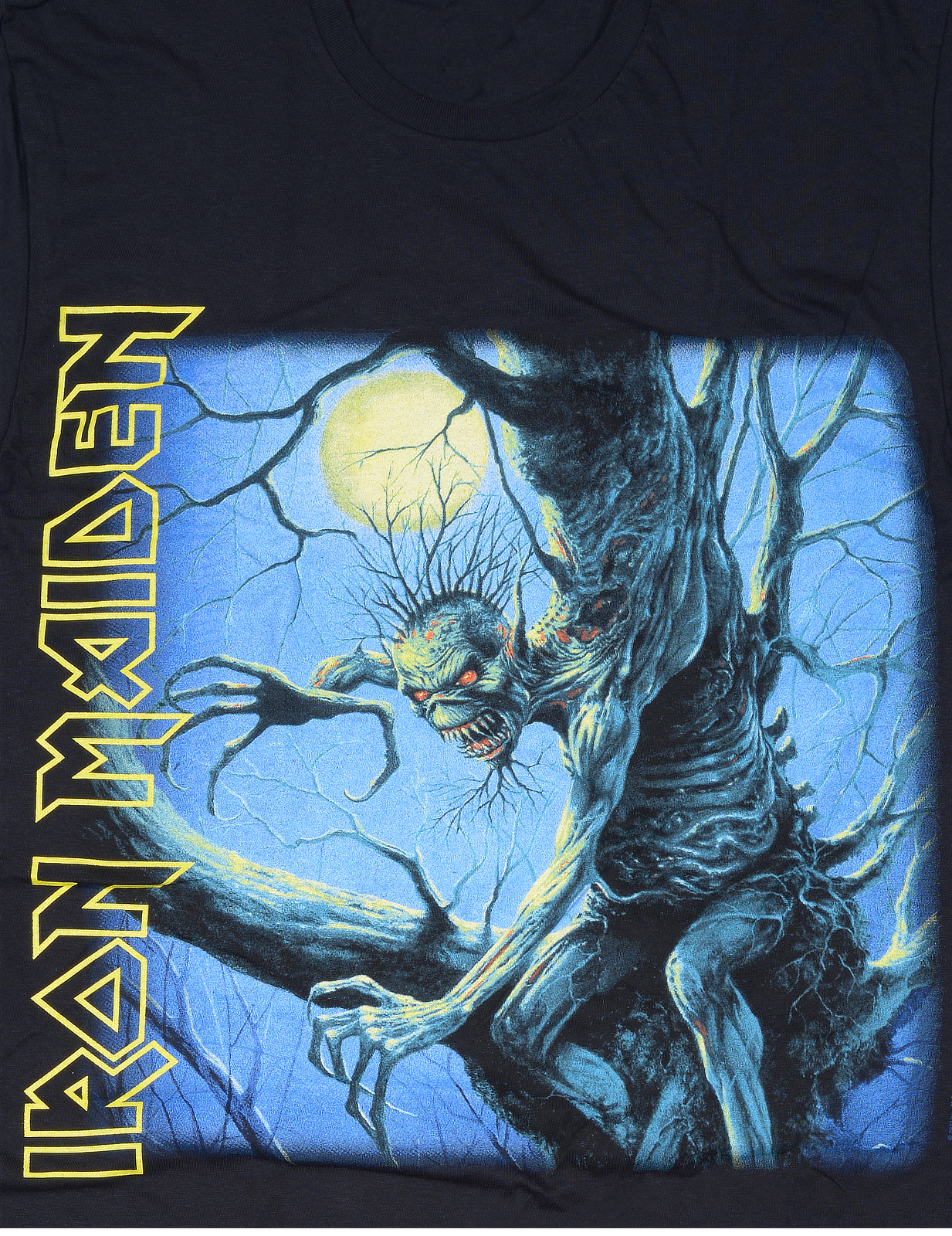 Official Iron Maiden T-Shirt Fear of the Dark Track Listing Black