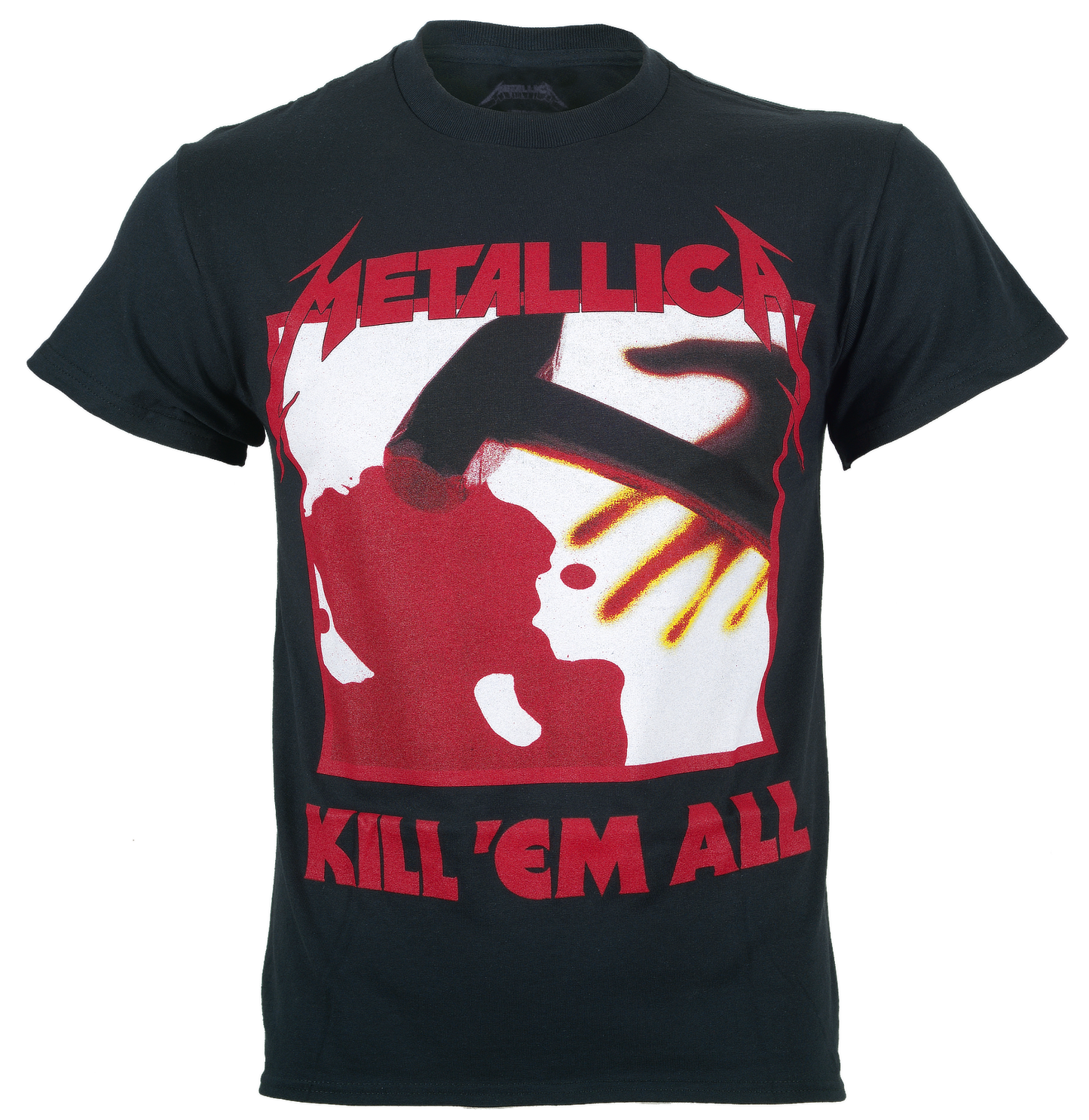 Official Metallica Kill Em All Tracks T-Shirt Black