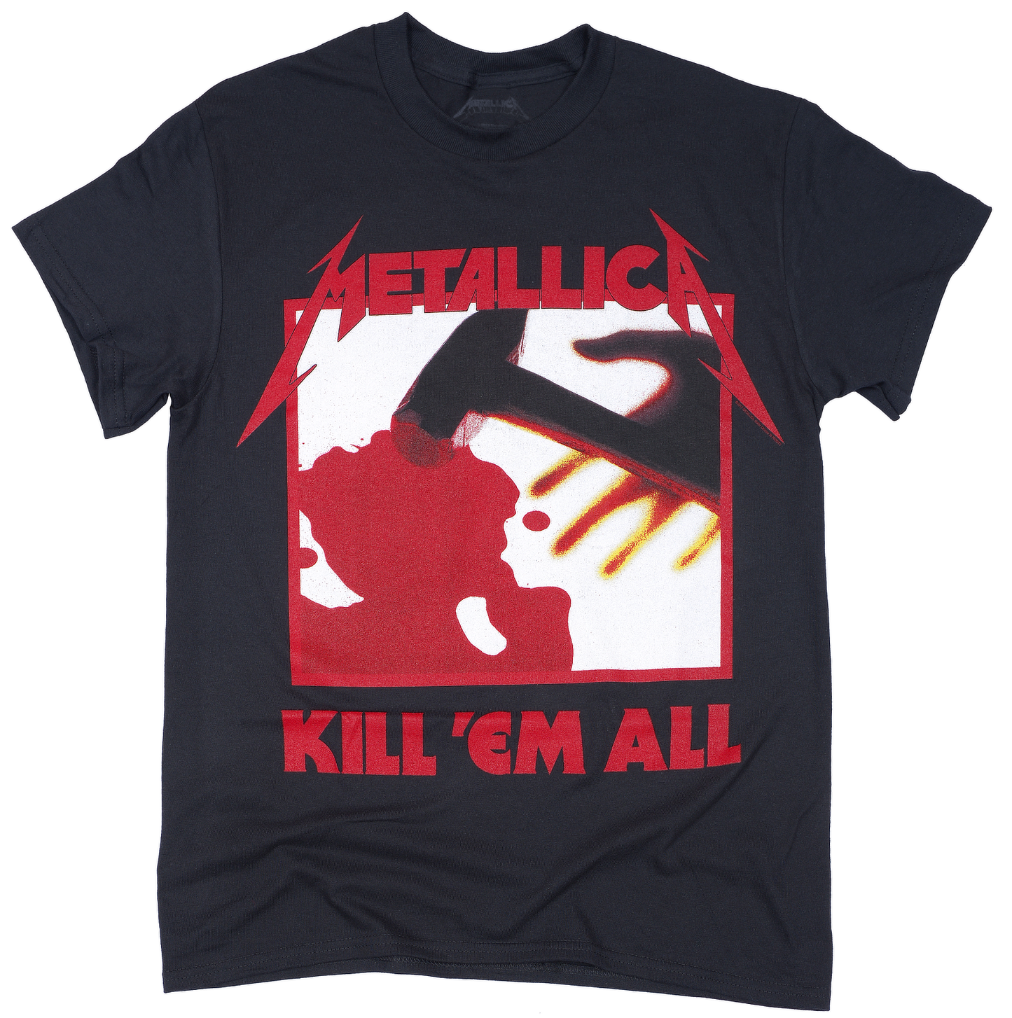 Official Metallica Kill Em All Tracks T-Shirt Black