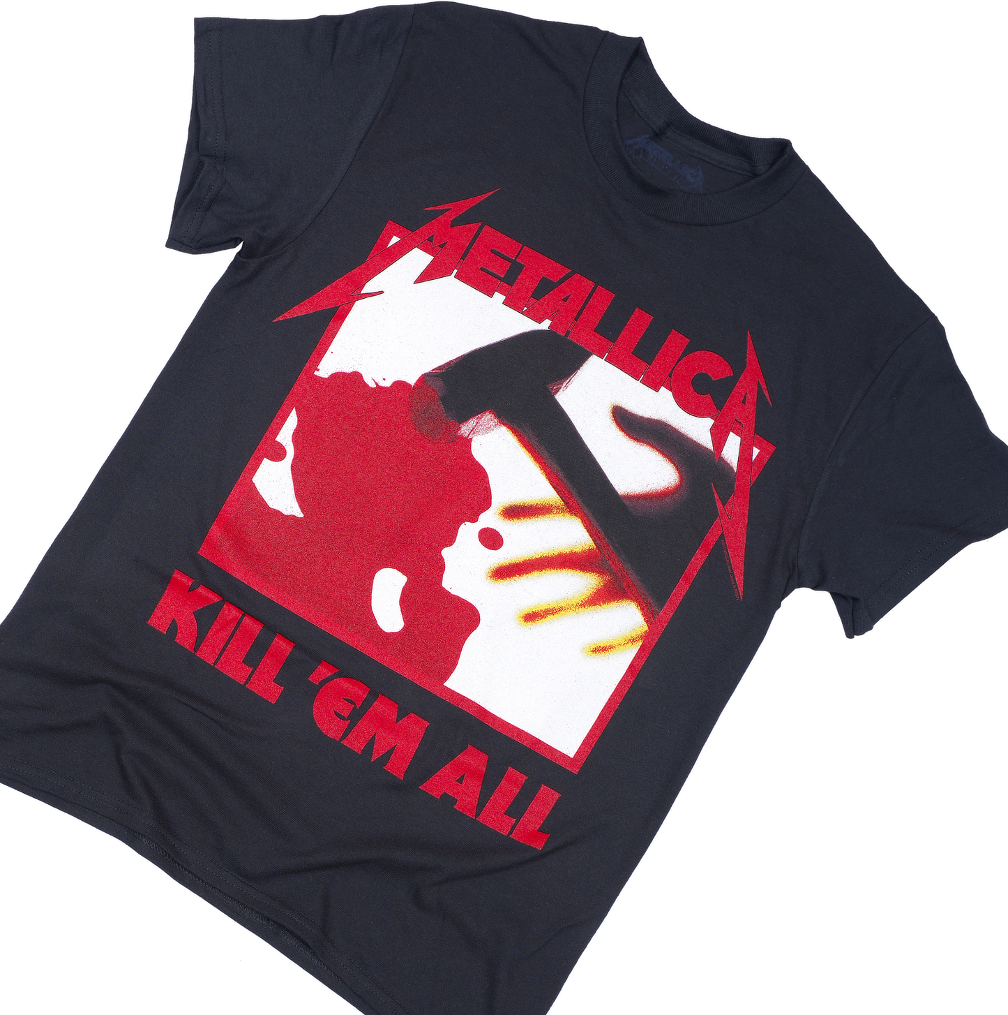 Official Metallica Kill Em All Tracks T-Shirt Black