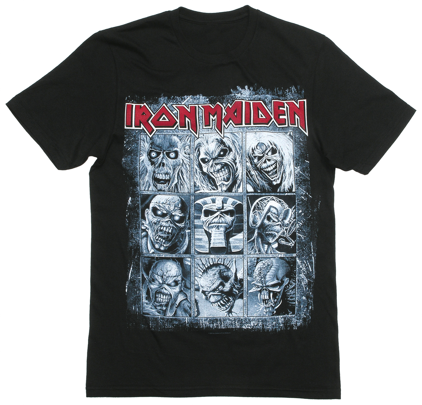 Official Iron Maiden Nine Eddies T-Shirt Black