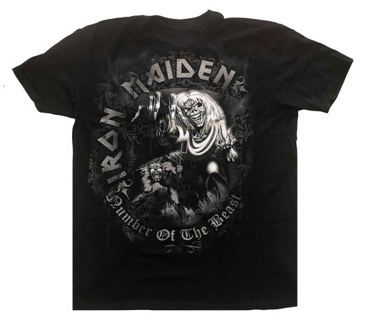 Official Iron Maiden T Shirt Number Of The Beast Kids Boys Girls Rock Tee New