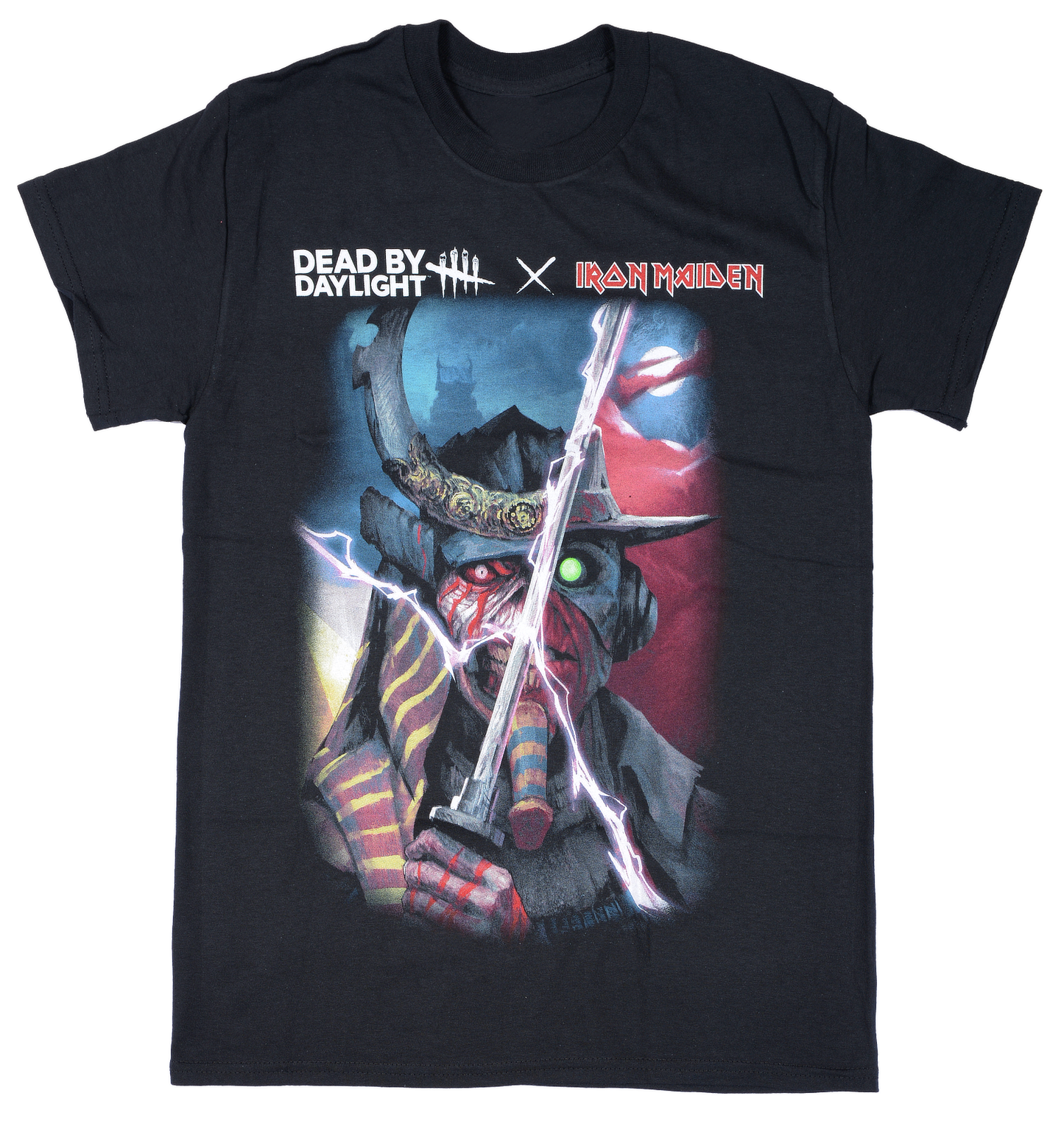 Official Iron Maiden T-Shirt Dead By Daylight Killer Realm Black
