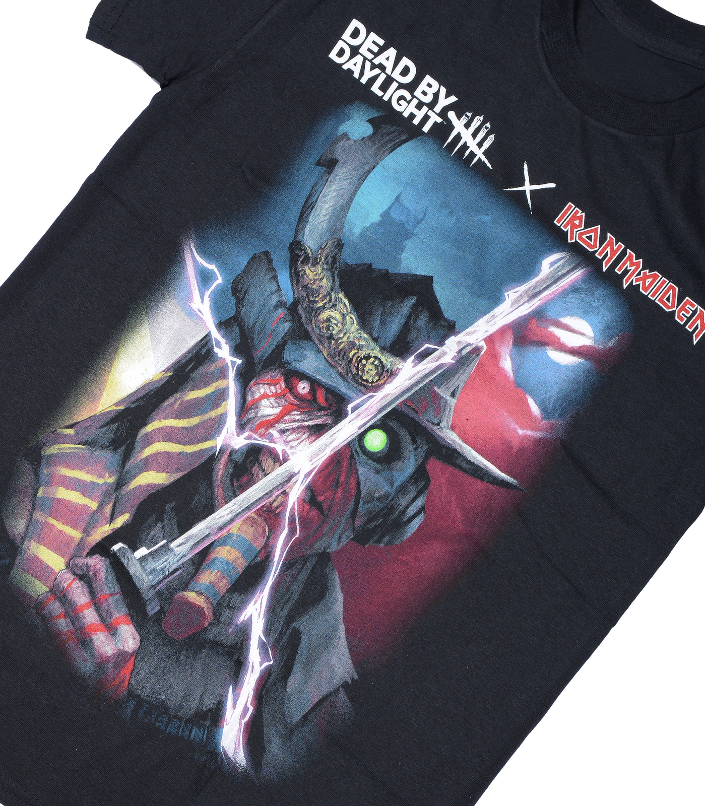 Official Iron Maiden T-Shirt Dead By Daylight Killer Realm Black