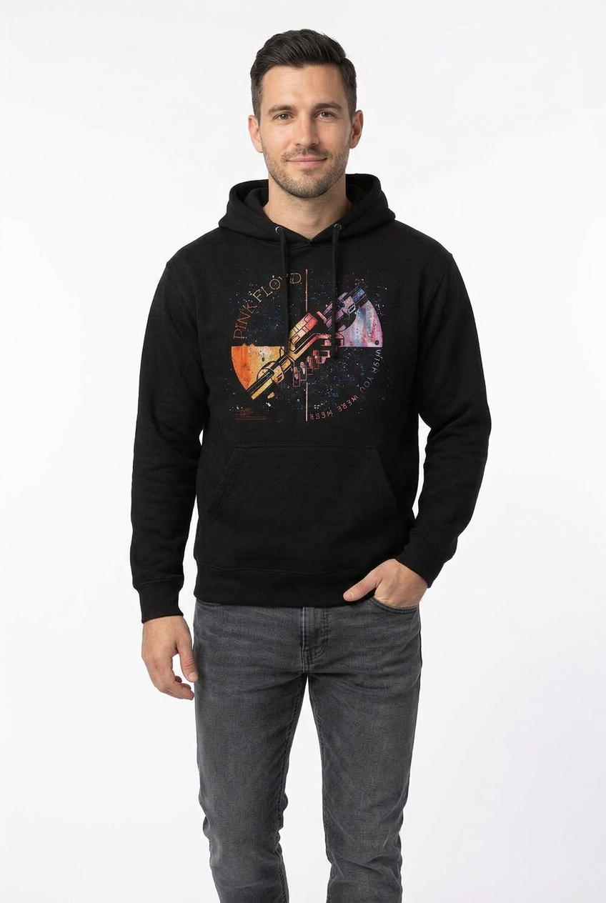 Pink Floyd hoodie with a more assertive lifestyle pose